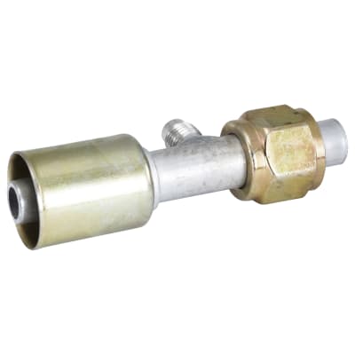 HOSE FITTING, BEADLOCK, FOR, STR, #10, ALUMINIUM, STANDARD, R12 ACCESS