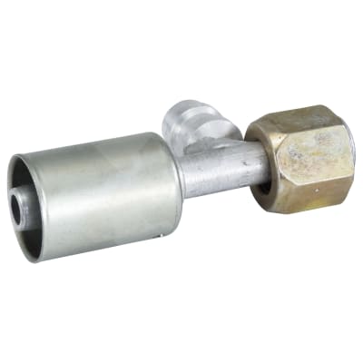 HOSE FITTING, BEADLOCK, FF, STR, #8, ALUMINIUM, STANDARD, R134A ACCESS
