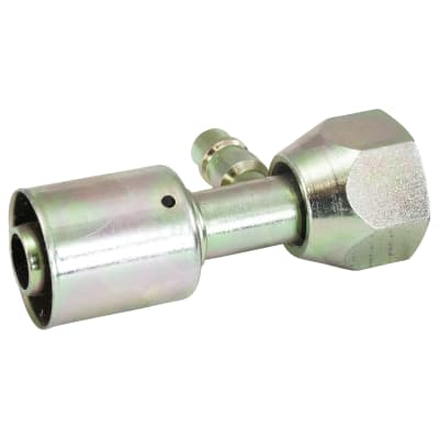 HOSE FITTING, BEADLOCK, FF, STR, #12, STEEL, STANDARD, R134A ACCESS