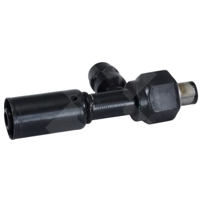 HOSE FITTING, BEADLOCK, FOR, STR, #8, STEEL, REDUCED, R134A ACCESS