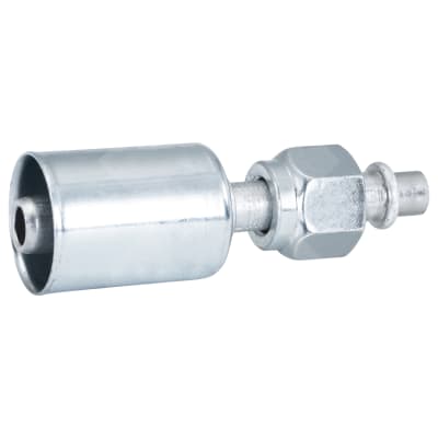 HOSE FITTING, BEADLOCK, FOR, STR, #6, #8, ALUMINIUM, STANDARD, STEP-UP