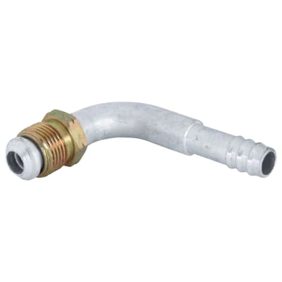 HOSE FITTING, BARB, MF, 90 DEG, #10, ALUMINIUM