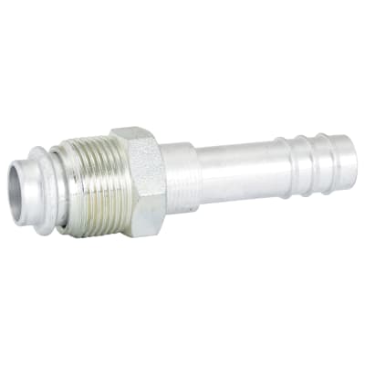 HOSE FITTING, BARB, MOR, STR, #10, ALUMINIUM