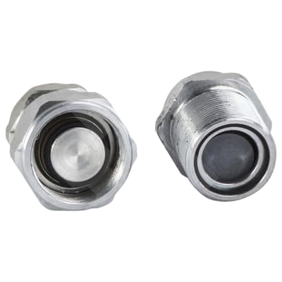 HOSE FITTING, MIO-MIO, #8, STEEL, QUICK-DISCONNECT ASSEMBLY