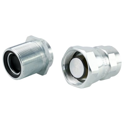 HOSE FITTING, MIO-MIO, #12, STEEL, QUICK-DISCONNECT ASSEMBLY