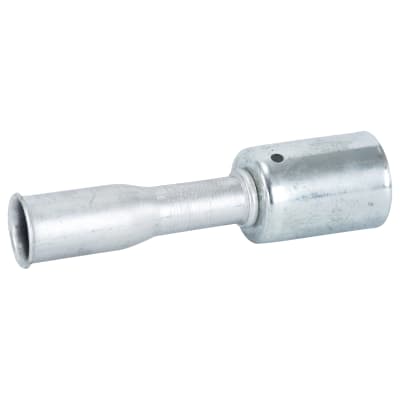 HOSE FITTING, FSL, STR, #8, ALUMINIUM, STANDARD, SPRING-LOCK