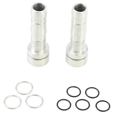 HOSE FITTING, EATON, E-Z CLIP, LIFESAVER, #8, ALUMINIUM (TWIN PACK)