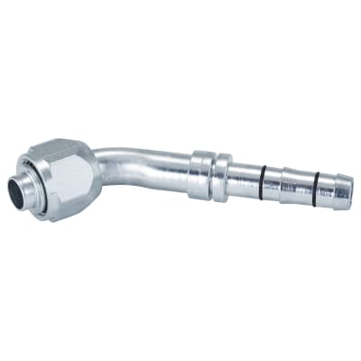 HOSE FITTING, EATON, E-Z CLIP, FOR, 45 DEG, #8, STEEL