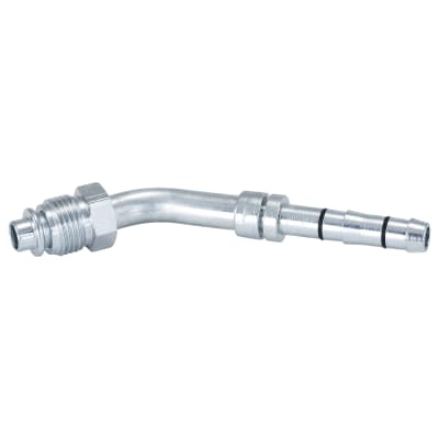 HOSE FITTING, EATON, E-Z CLIP, MOR, 45 DEG, #6, STEEL