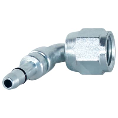 HOSE FITTING, EATON, E-Z CLIP, FLARE, 90 DEG FEM, #4, 7/16/20 THREAD