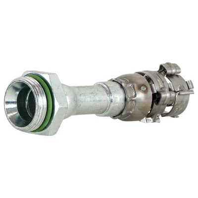 HOSE FITTING, SUPERFLEX HD, MIO #8 QUICK-DISCONNECT, STR, #8, STEEL, SUITS CAT NEW PAD
