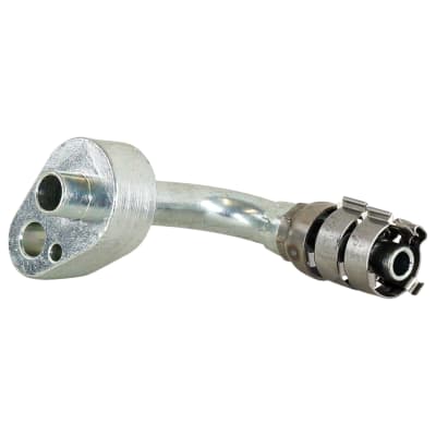 HOSE FITTING, SUPERFLEX HD, PAD, 90 DEG, #8, STEEL, SUITS CAT NEW PAD