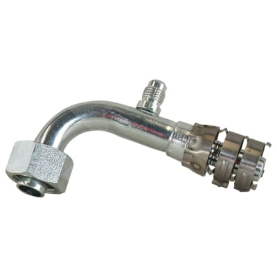 HOSE FITTING, SUPERFLEX HD, FOR, 90D, #10, STEEL, 1/4-INCH MF (R12) ACCESS