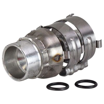 HOSE FITTING, SUPERFLEX HD, LIFESAVER, #10 (16MM)-#10 HOSE, ALUMINIUM (SINGLE)