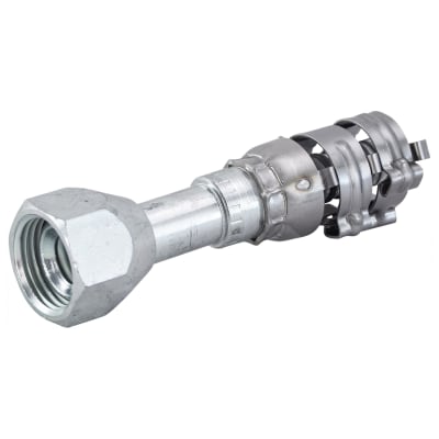 HOSE FITTING, SUPERFLEX HD, FF, STR, #8, STEEL