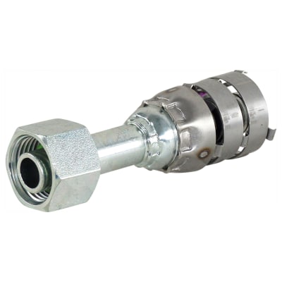 HOSE FITTING, SUPERFLEX HD, FOR, STR, #8-#10, STEEL, STEP-UP