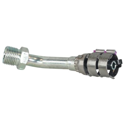 HOSE FITTING, SUPERFLEX HD, MIO, 45D, #6, STEEL