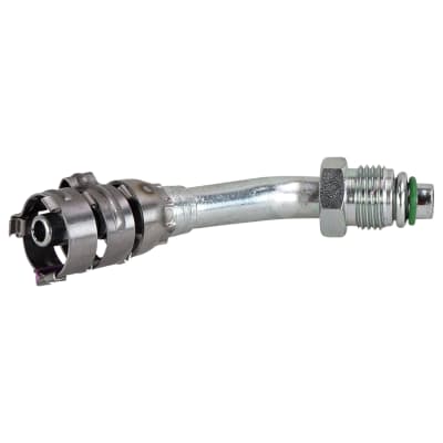 HOSE FITTING, SUPERFLEX HD, MOR, 45 DEG, #6, STEEL