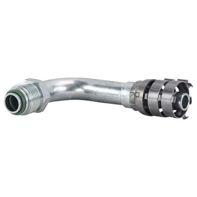 HOSE FITTING, SUPERFLEX HD, MOR, 90 DEG, #10, STEEL