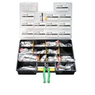 HOSE FITTING, SUPERFLEX HD, STARTER PACK, #8, 15M HOSE, FOR IN STR, 45 DEG, 90 DEG, WITH R134A ACCES