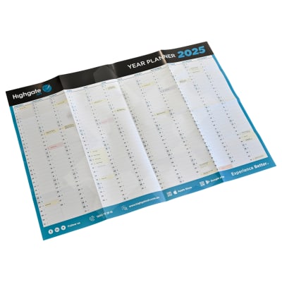 PROMOTIONAL PRODUCT, HIGHGATE AIR WALL PLANNER