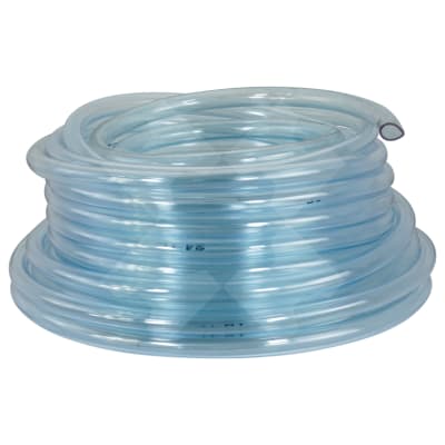 DRAIN HOSE, 13MM (1/2 INCH) ID, PLASTIC, CLEAR, PER METER