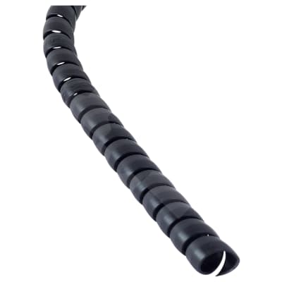 HOSE PROTECTION, SIZE 16 (12-17MM), SPIRAL WRAP, BLACK, (PER MTR)