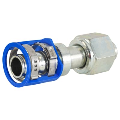 HOSE FITTING, LOKCLIP, FOR, STR, #12-#14, STEP UP, STEEL, REDUCED BARRIER