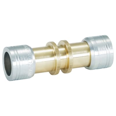 HOSE REPAIR FITTING, LOKRING, JOINER, 12.7MM, BRASS, LOKRING