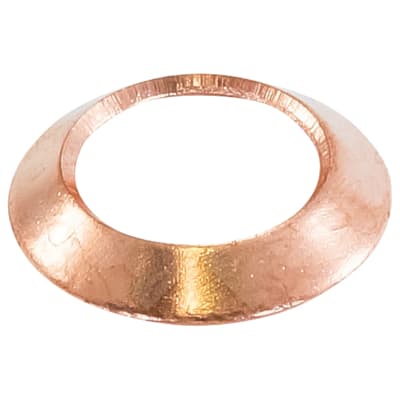 HOSE WASHER, #8 (1/2 INCH), COPPER, SUITS FLARE FITTINGS (PACK OF 10)