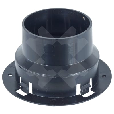 LOUVRE, ADAPTOR, 100MM TAKES 2.5 INCH DUCTING, SUITS LO-25092