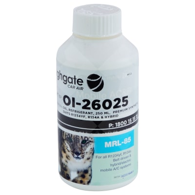 OIL, SYNTHETIC, 250ML, R134A, R1234YF, HYBRID