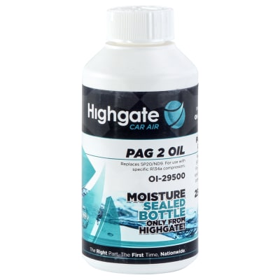 OIL, PAG2, 250ML, R134A HIGH VISCOSITY (SP20, ND9)