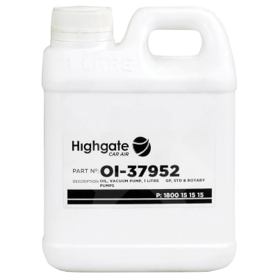 OIL, VACUUM PUMP, 1L, STANDARD