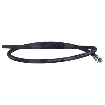 OIL RETURN LINE, 1000MM, 1/4 INCH FF-FF, SUITS OIL SEPARATOR, BURGAFLEX