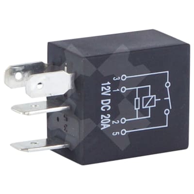 RELAY. MICRO, 20 AMP, 12V 4-PIN JAPANESE