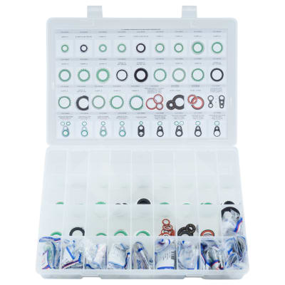 SERVICE KIT, ASSORTED, MASTER TECHNICIAN, O-RING, WASHER, VALVE CORE, ORIFICE TUBE