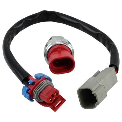 PRESSURE SWITCH, BINARY, FEMALE, CATERPILLAR, LOW 2.0KG HIGH 24.5KG, INCL HARNESS