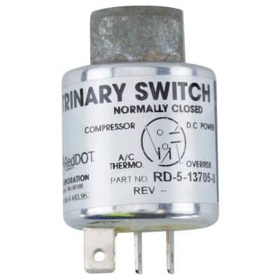 PRESSURE SWITCH, TRINARY, WESTERN STAR, NORMALLY CLOSED, RED DOT