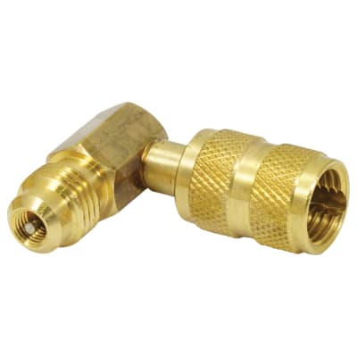 ACCESS ADAPTOR, R12, R-60563A, 1/4-1/4 INCH, 90 DEG