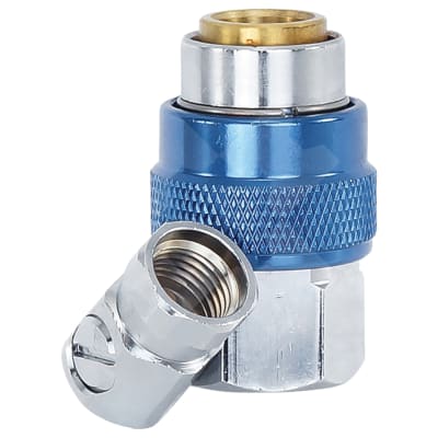 ACCESS ADAPTOR, R134A, FEM 14MM, LOW SIDE COUPLER, SWIVEL
