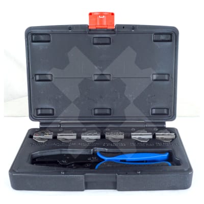 MULTIJAW RATCHET CRIMPING TOOL, 7PC INSULATED KIT,