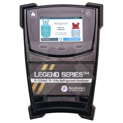 Neutronics Refrigerant Identifier with Rechargeable Battery