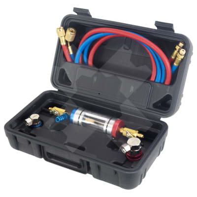 FILTER, SIGHTGLASS, IN-LINE MALE 1/4 FTGS, FOR SYSTEM DIAGNOSIS, KIT WITH HOSES & R1234YF COUPLERS