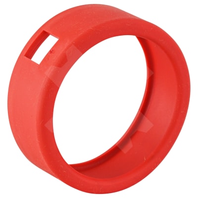 GAUGE BOOT RUBBER, MASTERCOOL, RED, HIGH SIDE, SUITS 80MM GAUGE