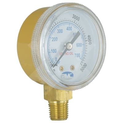 NITROGEN GAUGE, PMC, 0-700 PSI PMC, KPA/PSI, LOW