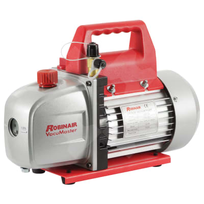 VACUUM PUMP, ROBINAIR, R12, R134A, 118LPM, VACUMASTER, 2-STAGE
