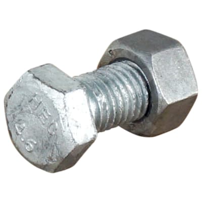 BOLT AND NUT, M12 X 30, ZINC