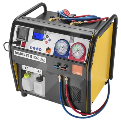 4-IN-1 STATION, AGRILITE, R134A, VACUUM-CHARGE-RECOVER-RECYCLE, HEAVY DUTY & DYE INJECTION, ANDROID
