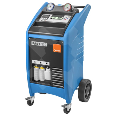 4-IN-1 STATION, FAST 320, R134A, VACUUM-CHARGE-RECOVER-RECYCLE